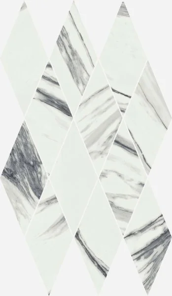 Керамогранит Italon Шарм Делюкс Статуарио Фантастико 28х48 мозаика Даймонд (Люкс) в Тюмени