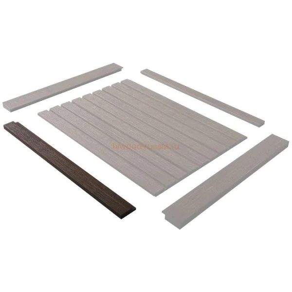 Финишный молдинг LF124A BR396 правый декорированный (42х12х2700мм) в Тюмени