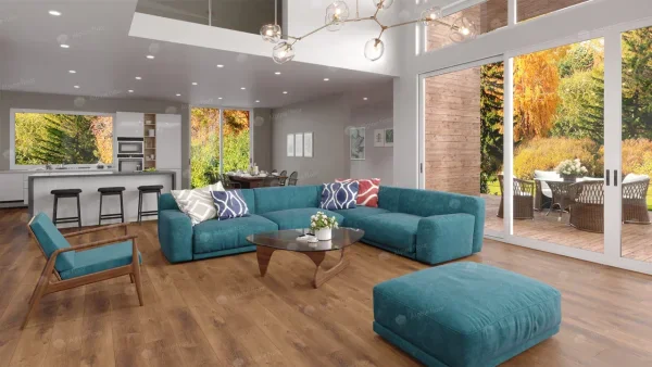 Кварц-виниловая плитка Alpine Floor Premium XL Дуб Насыщенный ЕСО 7-7, 8 мм. 43 класс в Тюмени