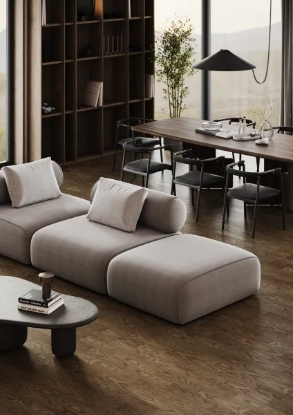 Паркетная доска Quartz Parquet Штучный паркет Дуб Брауни 44-413 в Тюмени