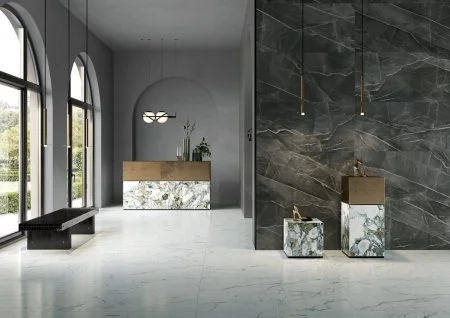Керамогранит Vitra SityMarble Калакатта Блэк 60х120 (Лаппатированная и Реттифицированная) в Тюмени