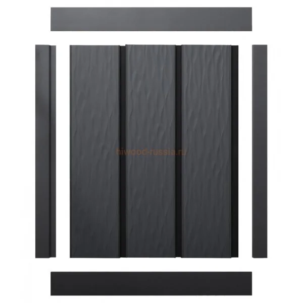 Финишный молдинг LF124A GR15K правый декорированный (42х12х2700мм) в Тюмени