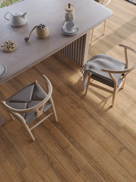 Ламинат Egger PRO 8/33 4V Large Aqua+ Дуб Шерман коньяк коричневый EPL184 в Тюмени