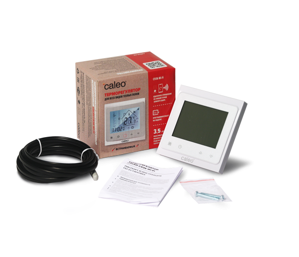 Терморегулятор CALEO С936 Wi-Fi встраиваемый, цифровой, программируемый, 3,5 кВт в #REGION_NAME_DECLINE_PP#