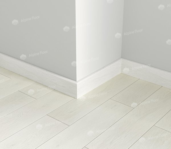 Кварцевый плинтус Alpine Floor Parquet Light 13-0 Белый в #REGION_NAME_DECLINE_PP#